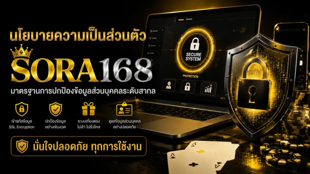 นโยบายความเป็นส่วนตัว SORA168